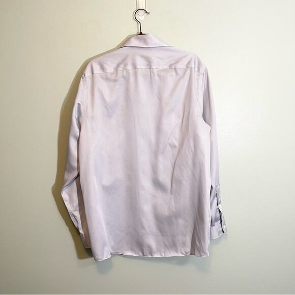 MICHAEL Michael Kors Men's Light Blue Collared Long Sleeve Dress Shirt Size 16.5 - Picture 2 of 13